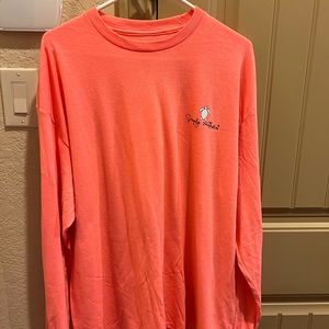 Coral long sleeve T with turtles!